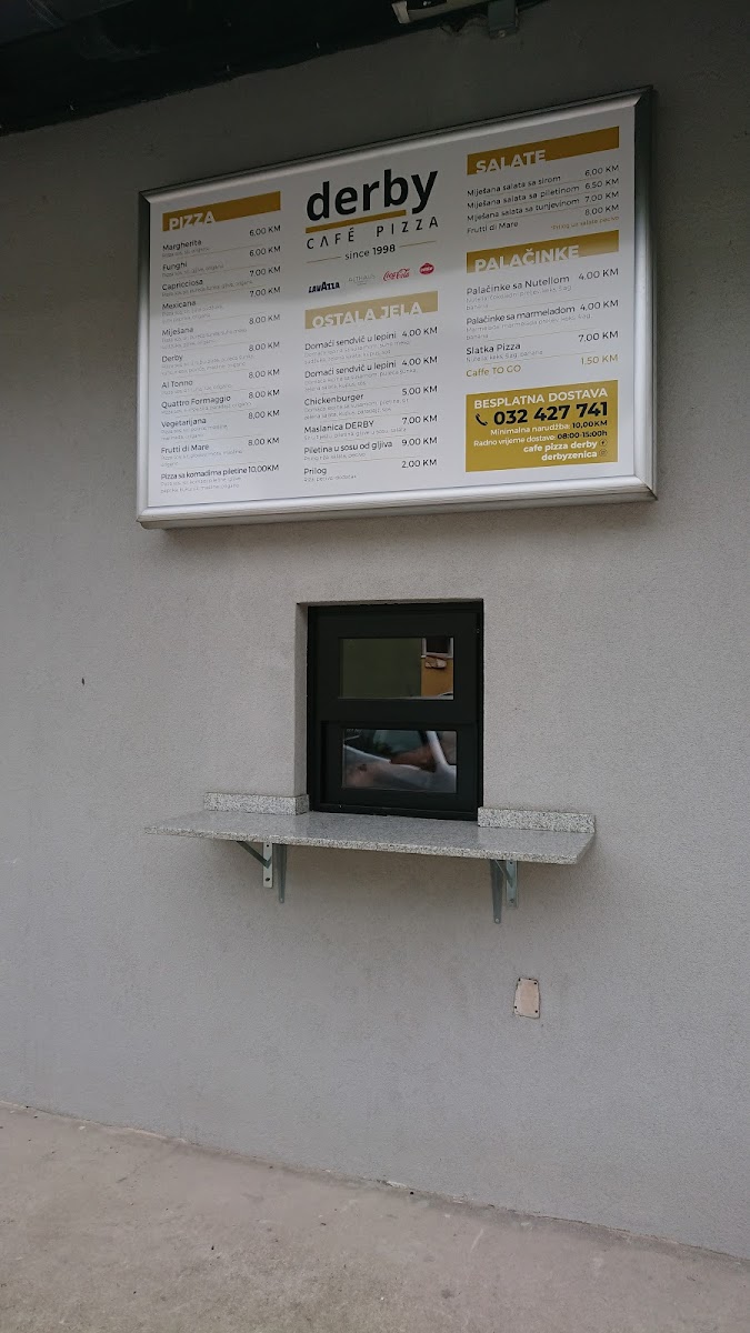 Menu - Café Pizza Derby photo 6